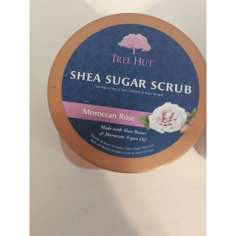 Tree‎ Hut CoCo Colada And Moroccan Rose Shea Sugar Scrub 18 oz Each NEW